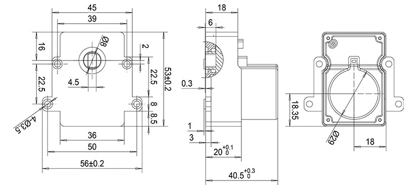 Limited Switch Gear Motor